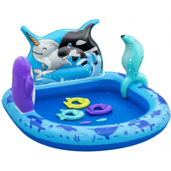 Детский надувной бассейн BESTWAY POLAR PALS 53156 BW 134x131x73cм Детский надувной бассейн BESTWAY POLAR PALS 53156 BW 134x131x73cм
