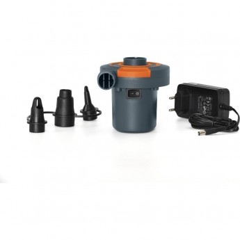 Насос электрический BESTWAY SIDEWINDER AC/DC 12В/220В с адаптером, 490л/м, 3 насадки в комплекте Насос электрический BESTWAY SIDEWINDER AC/DC 12В/220В с адаптером, 490л/м, 3 насадки в комплекте